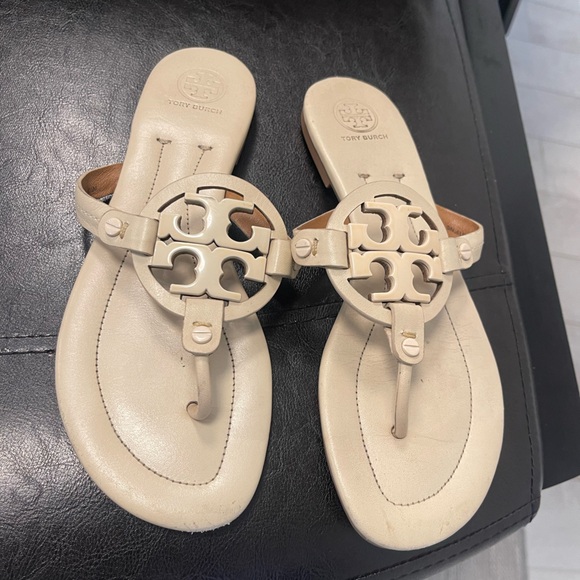 Tory Burch Shoes - Tory Burch Miller 2 Sandals Dulce de leche cream 8.5